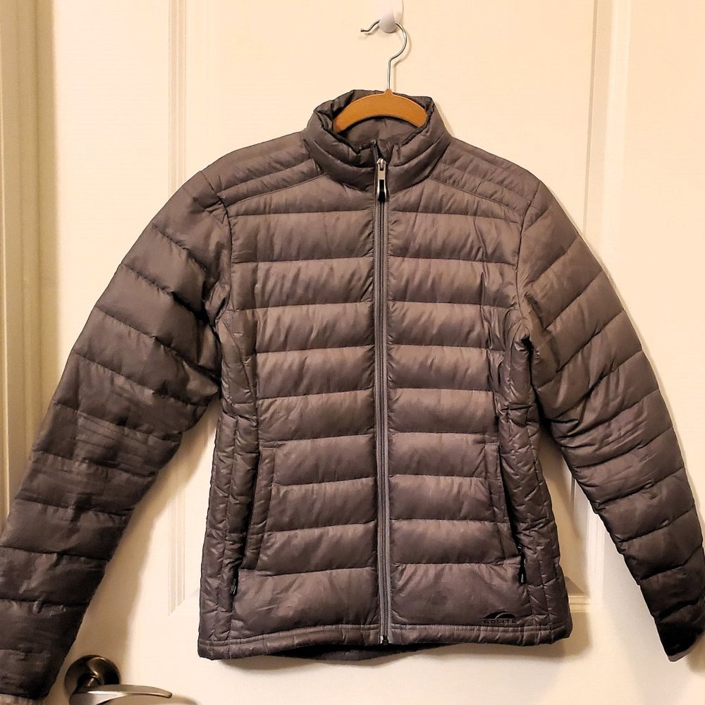 Size Small Go Lite Gray Down Feather Puffer Jacket